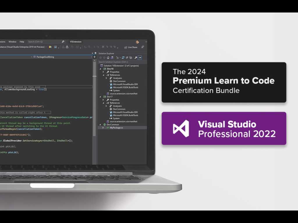 Obtenga MS Visual Studio Pro 2022 y un paquete para aprender a codificar por $56