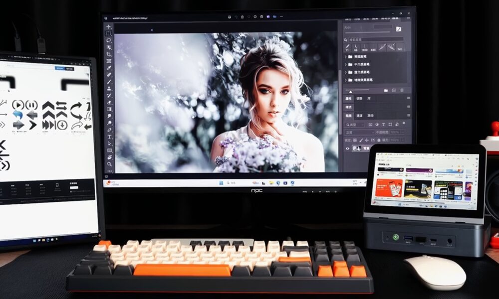 Este mini PC tiene pantalla 4K integrada y alma de portátil