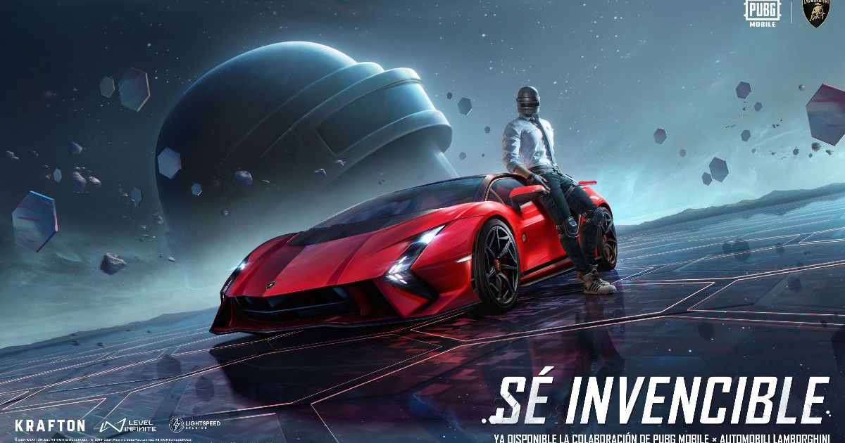 PUBG MOBILE y Lamborghini se unen para la acción a alta velocidad