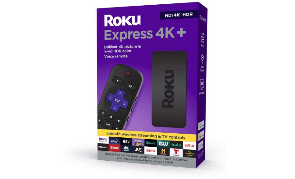 Comience a transmitir en 4K con el Roku Express 4K+ de $27