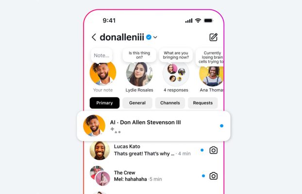 Los creadores de Instagram ahora pueden crear dobles de IA para chatear con sus seguidores