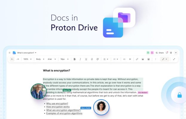 Proton lanza su propia versión de Google Docs