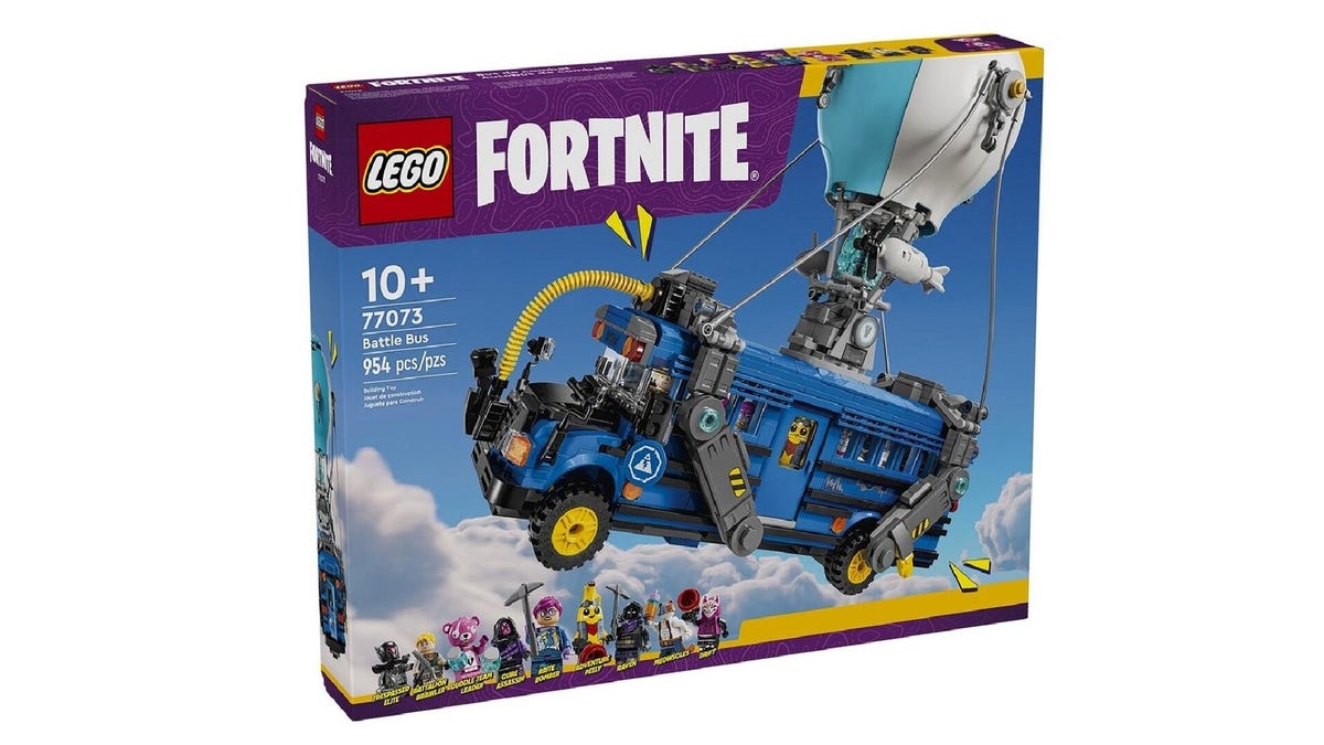 Se filtraron sets de Lego Fortnite que muestran un autobús de batalla, una llama de botín y más