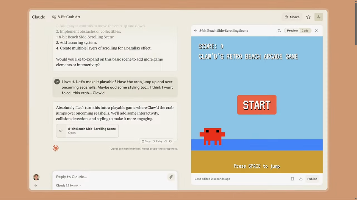 Tú y tus amigos ahora pueden compartir y mezclar sus conversaciones favoritas con el chatbot Claude AI