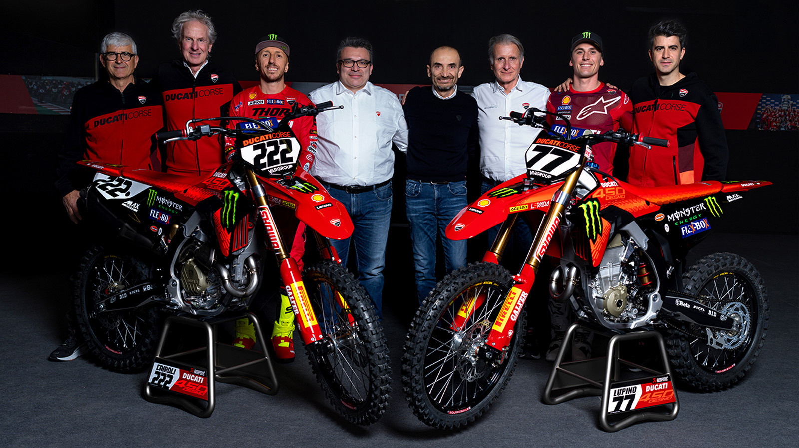 Sí, Ducati fabrica una moto de cross