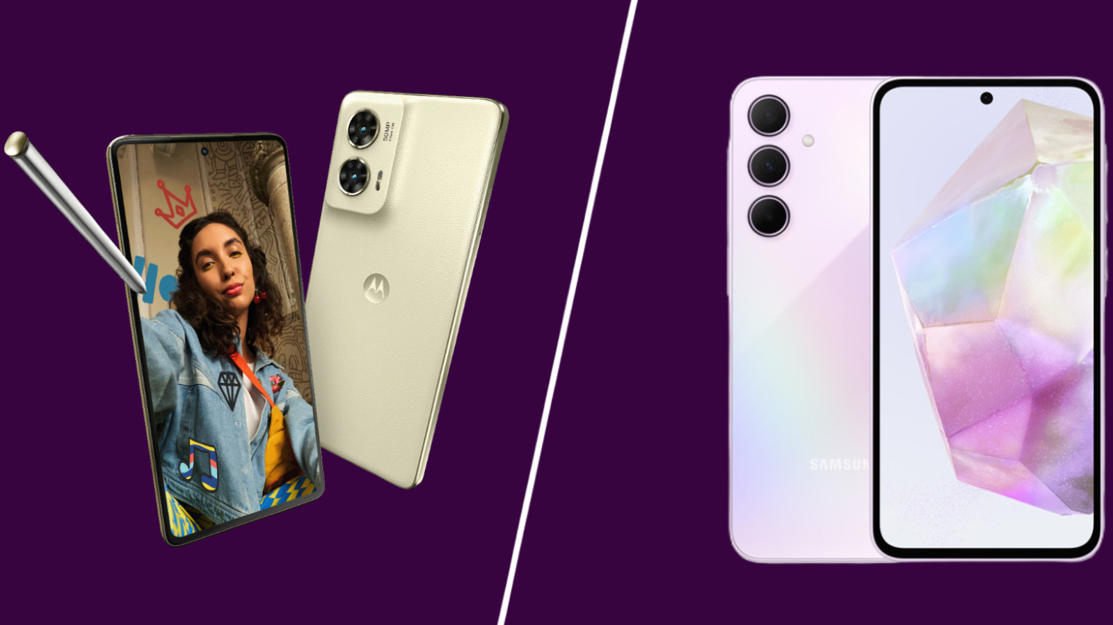 Las mayores diferencias entre el Moto G Stylus y el Samsung Galaxy A35