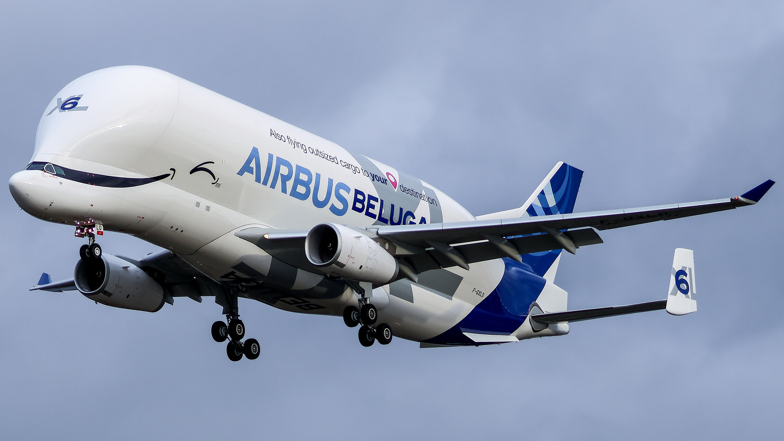 ¿Qué tamaño tiene el avión de carga BelugaXL y para qué se utiliza?