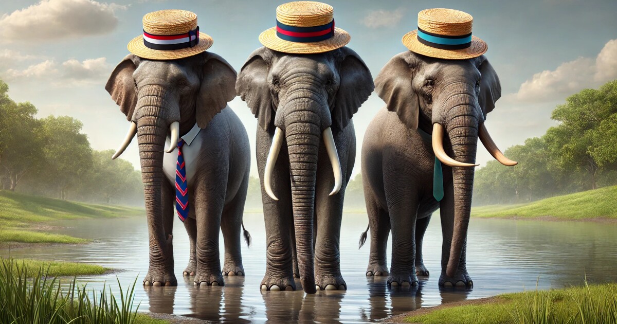 Los elefantes “cantan” como un cuarteto de barbería cuando llega el momento de moverse