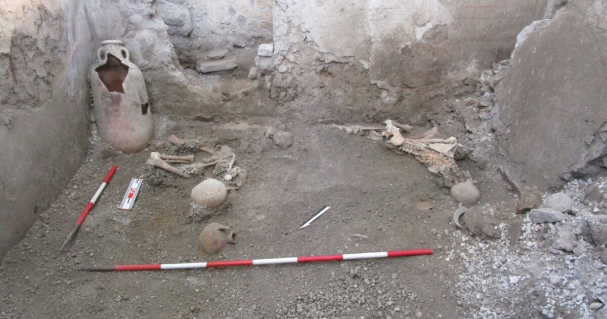 Los nuevos y desafortunados esqueletos de Pompeya tuvieron un destino diferente