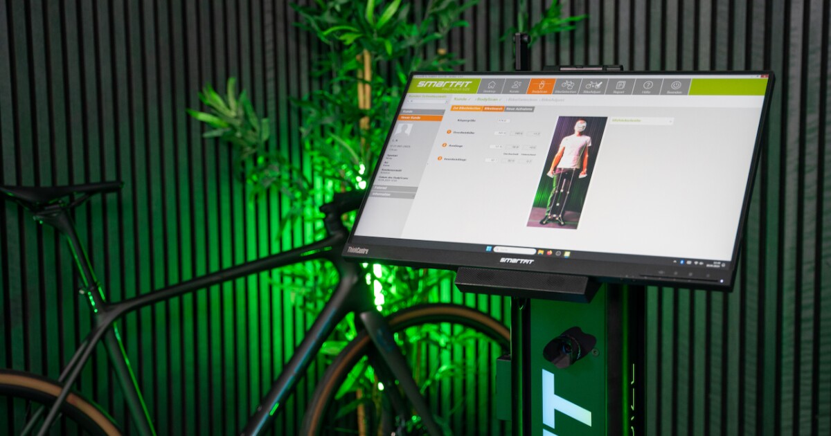 El quiosco Smartfit utiliza inteligencia artificial para personalizar la bicicleta en tan solo cinco minutos