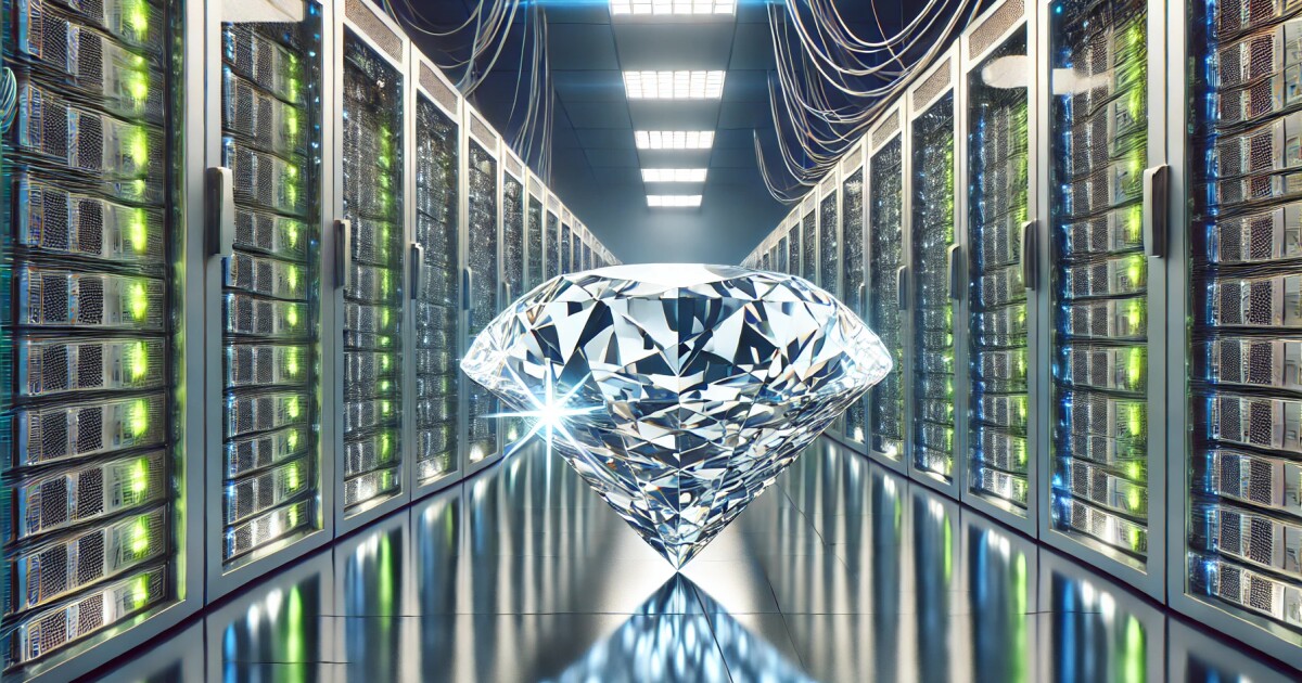 La supercomputadora más rápida del mundo obtiene la receta para un diamante de otro mundo
