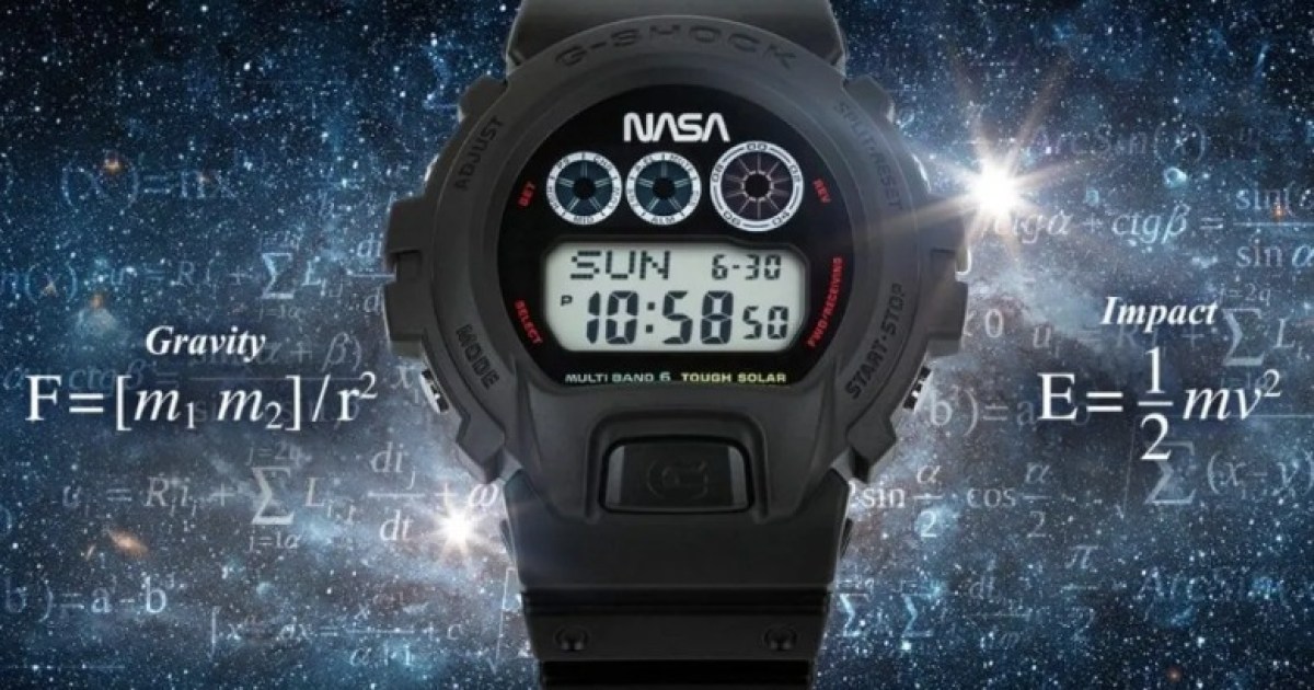 El 5º reloj temático de la NASA de G-Shock es uno de nuestros favoritos
