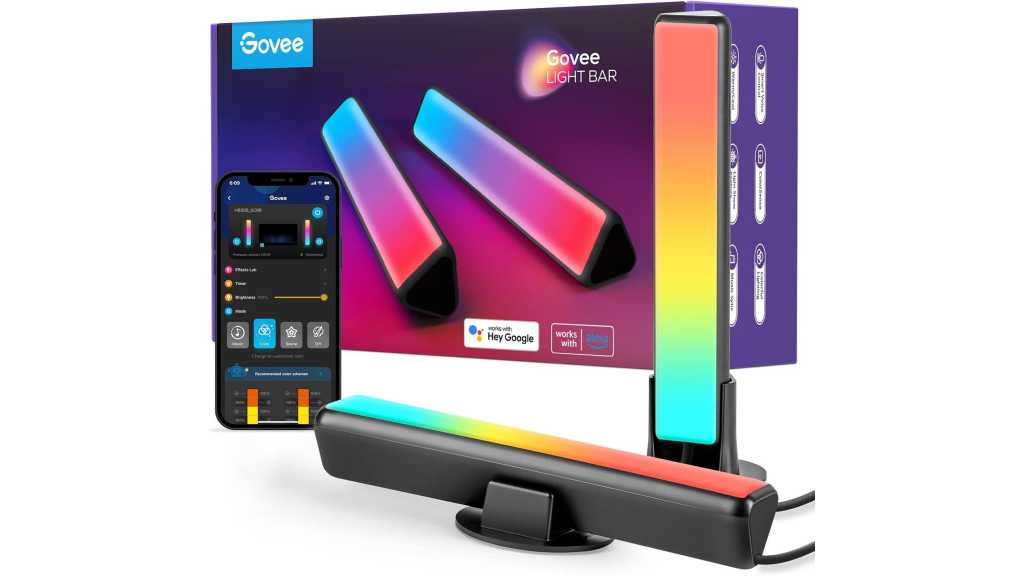 Dale vida a tu hogar con las barras de luz RGB inteligentes de Govee, ahora a $35
