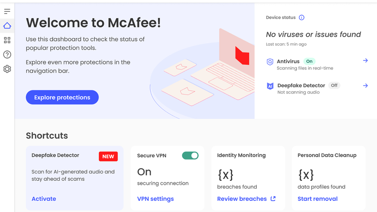 El detector de deepfake de McAfee mantiene la autenticidad de las PC con inteligencia artificial de Lenovo