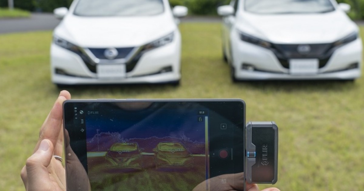 Nissan usa una pintura para enfriar los autos