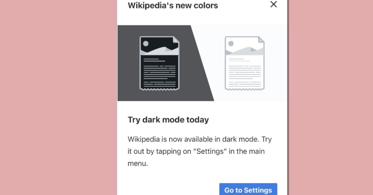 Cómo activar el Modo Oscuro en Wikipedia
