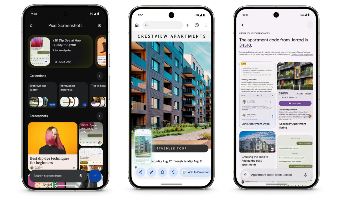 La aplicación Pixel Screenshots usa IA para rastrear las capturas de pantalla que no recuerdo por qué guardé