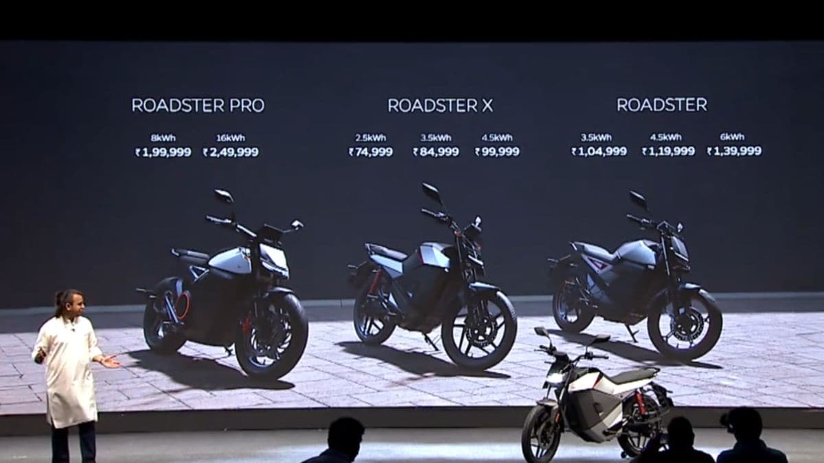 Se presentan en India las motos eléctricas Ola Electric Roadster Series: todo lo que necesitas saber