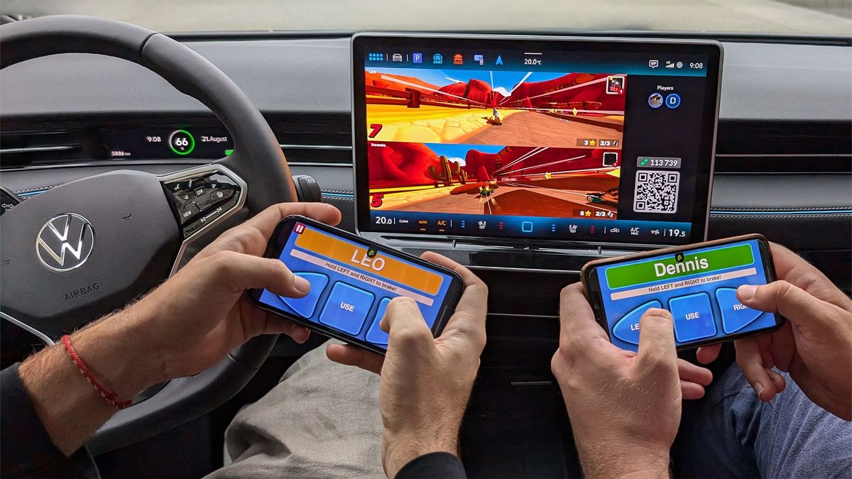 Volkswagen y Mercedes anuncian actualizaciones de juegos para vehículos eléctricos que te ayudarán a sobrevivir a pausas prolongadas de carga