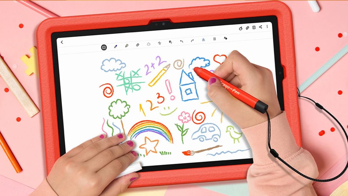 La Galaxy Tab A9 de Samsung parece preparada para competir y quizás superar a las tabletas Amazon Fire Kids