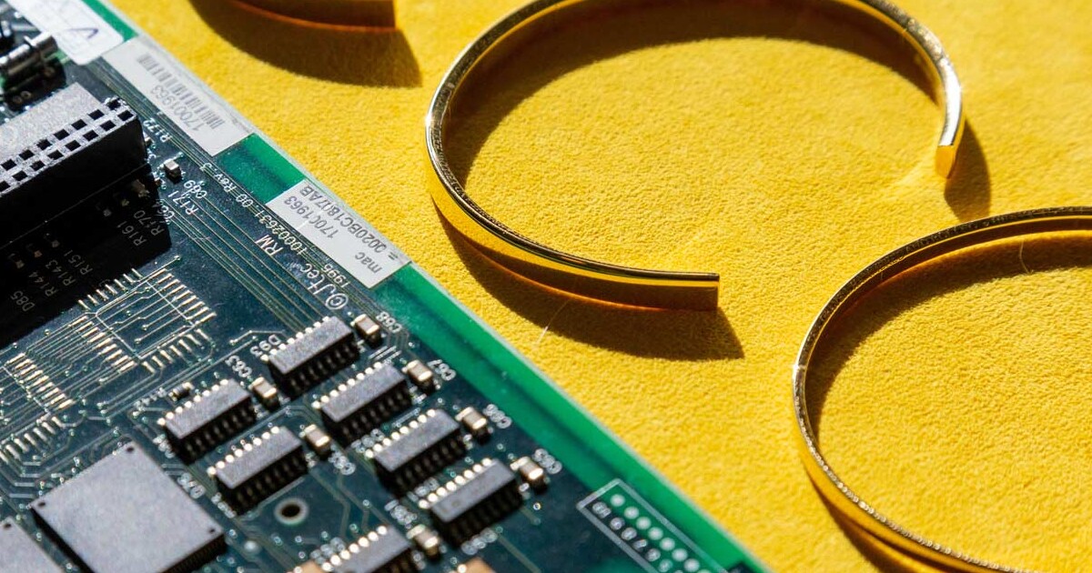 Las placas de circuitos desechadas resultan ser una auténtica mina de oro para la Real Casa de la Moneda
