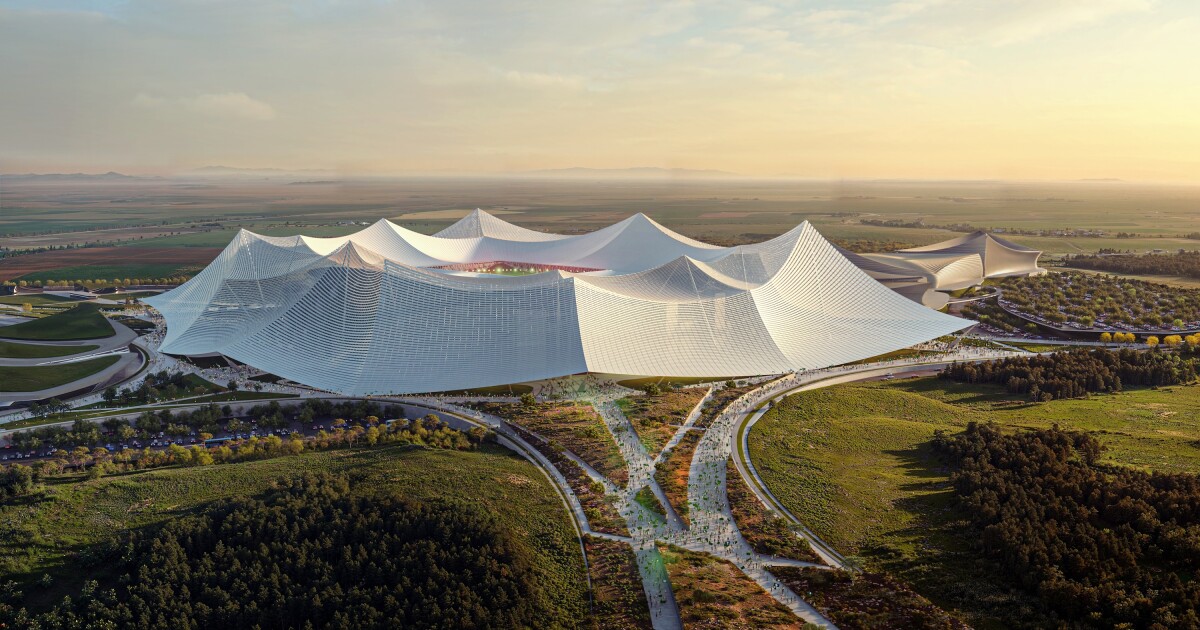 El estadio de fútbol más grande del mundo tendrá la forma de una carpa gigante