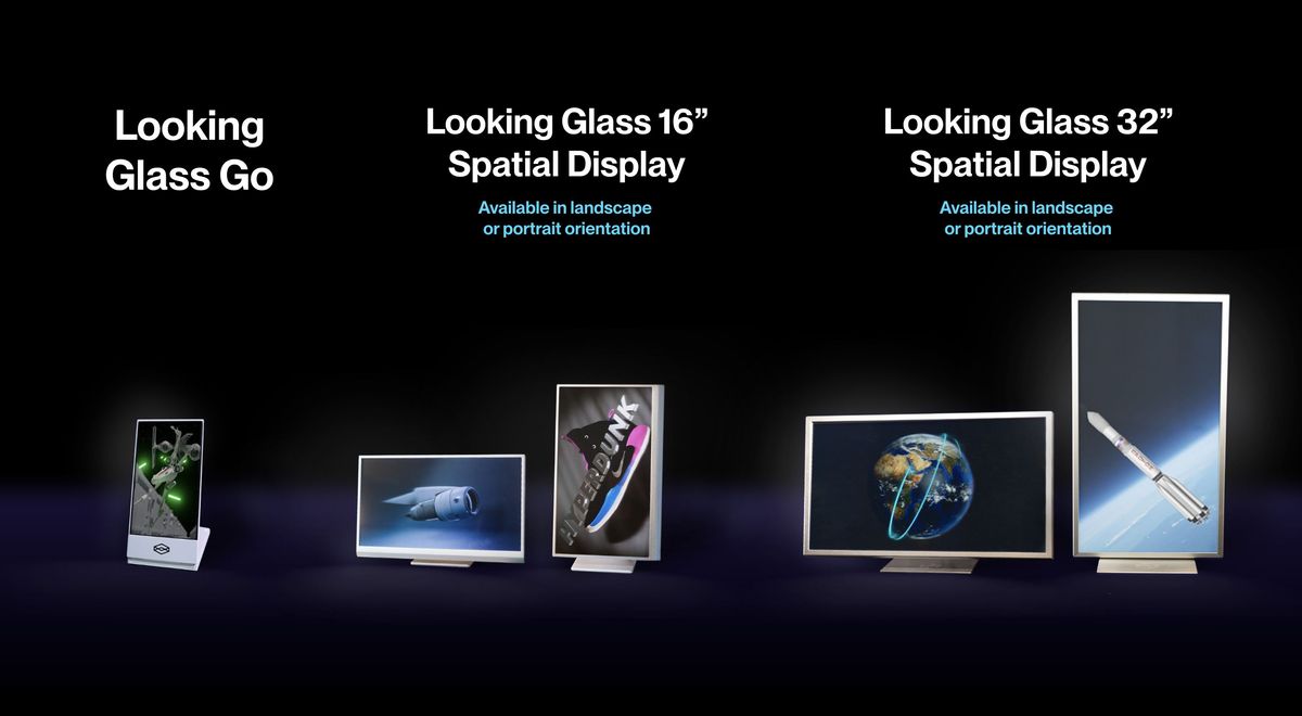 Looking Glass lleva los hologramas 3D al siguiente nivel con nuevas pantallas espaciales