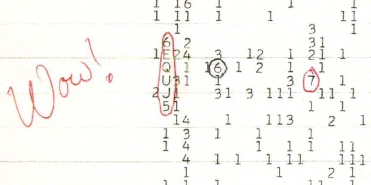 Los astrónomos creen haber encontrado una explicación plausible de la señal Wow!