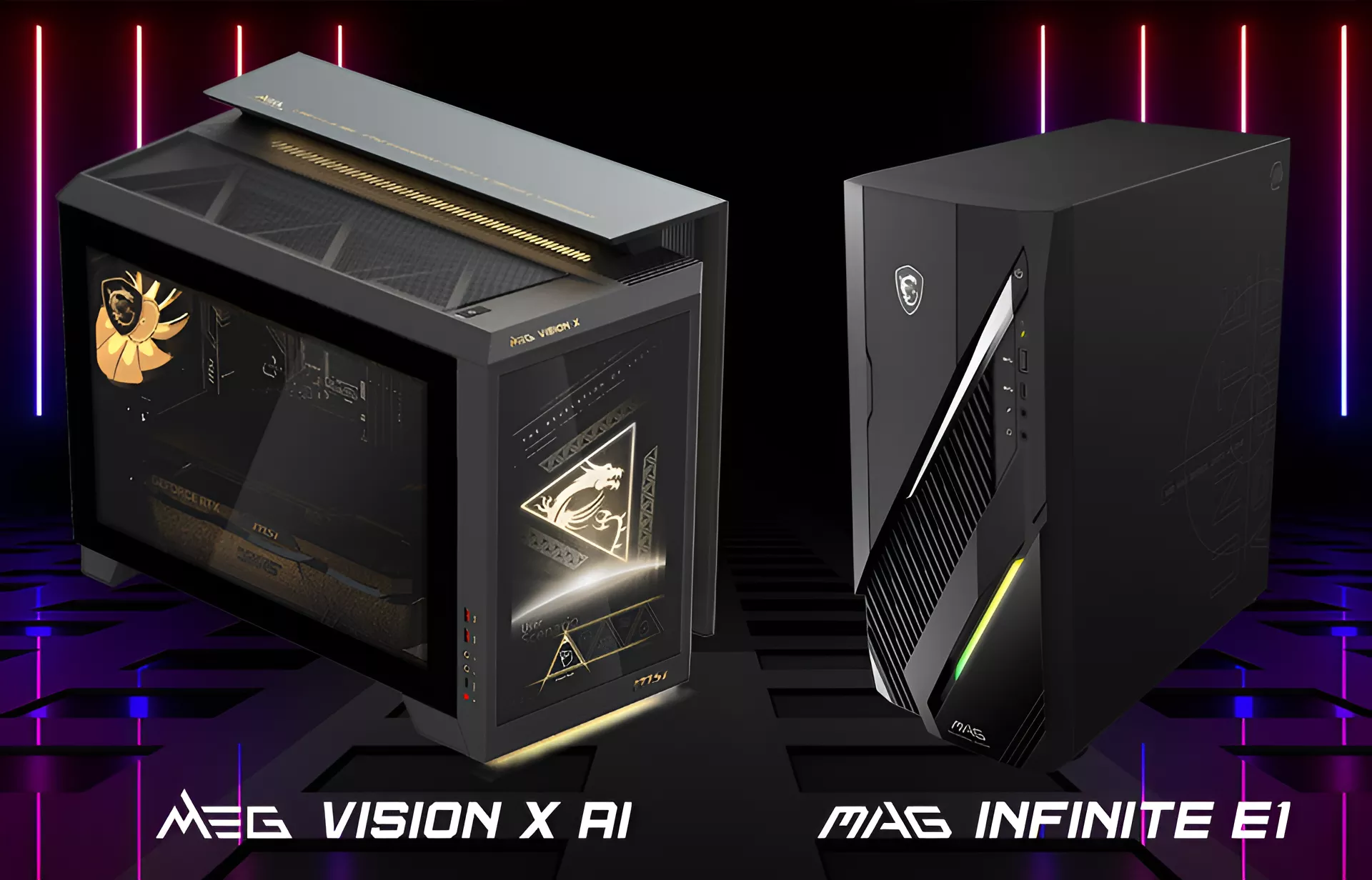 El último concepto de MSI es una PC enorme con la que puedes chatear directamente, sin necesidad de monitor