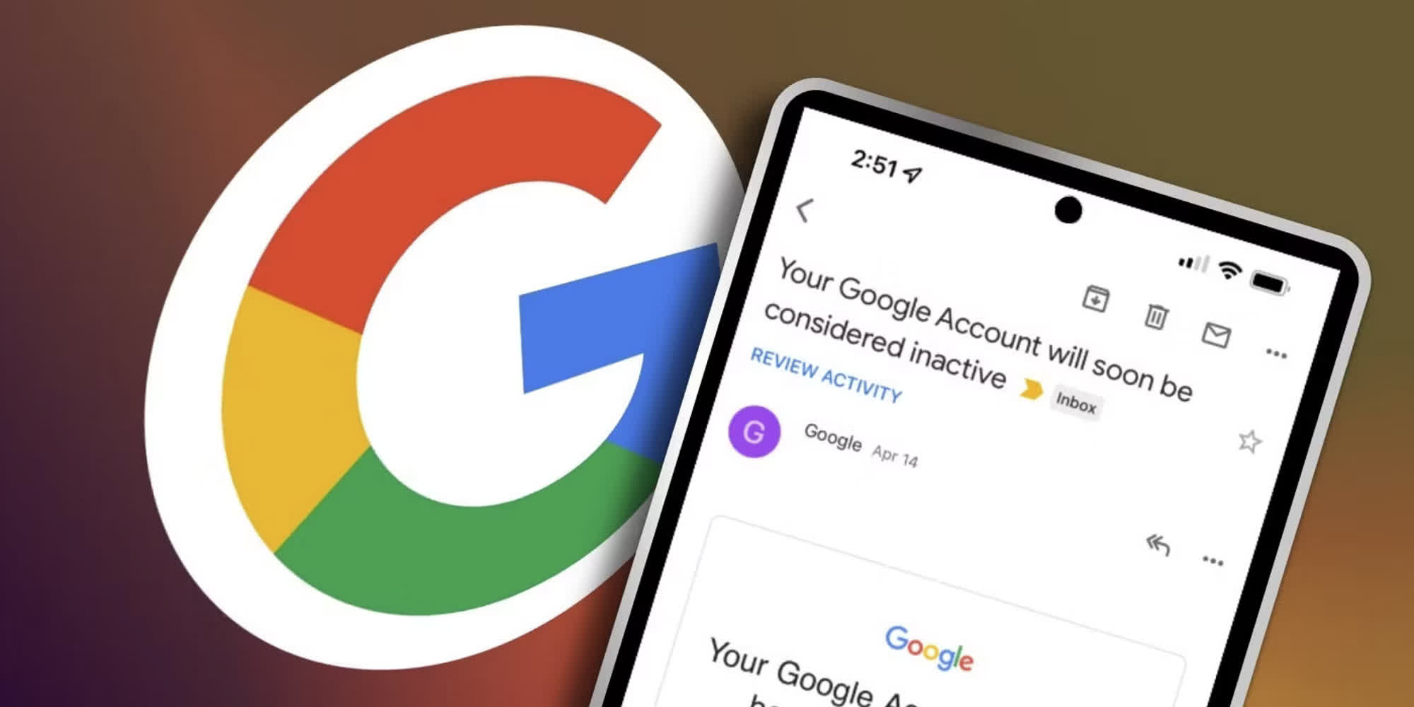 Google ha comenzado a eliminar cuentas inactivas, pero es fácil evitarlo