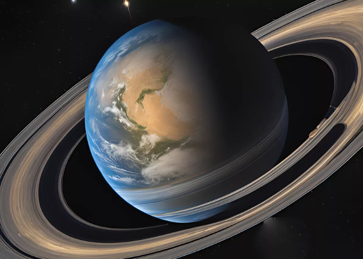 Nueva evidencia sugiere que la Tierra pudo haber tenido alguna vez un sistema de anillos similar al de Saturno