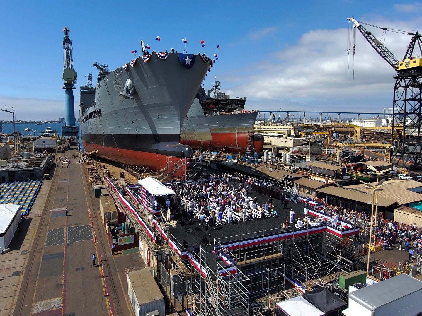 General Dynamics NASSCO lanza el quinto petrolero de la clase John Lewis