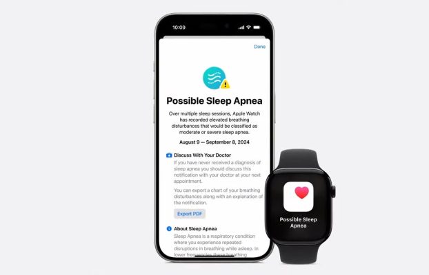 El Apple Watch puede detectar la apnea del sueño