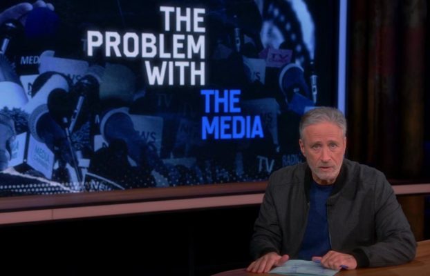 Las grandes tecnológicas revolucionan la producción televisiva, se lamenta Jon Stewart