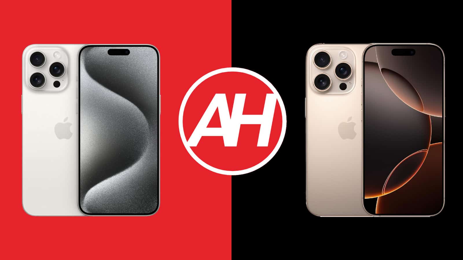 Apple iPhone 15 Pro Max frente a Apple iPhone 16 Pro Max