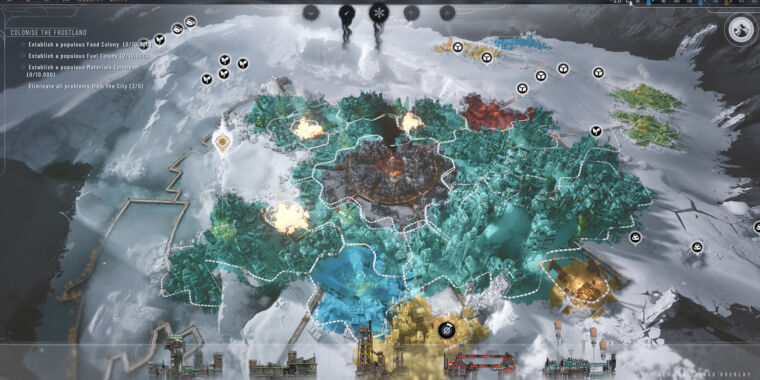 Frostpunk 2 se vuelve más amplio y político, pero conserva la alegría cruda y estresante.