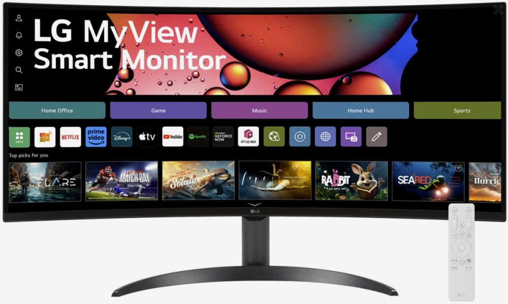 LG MyView 34SR60QC, un panorámico inteligente