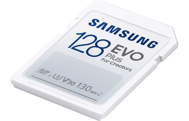 La veloz tarjeta SD de 128 GB de Samsung cuesta solo $10 y es perfecta para creadores