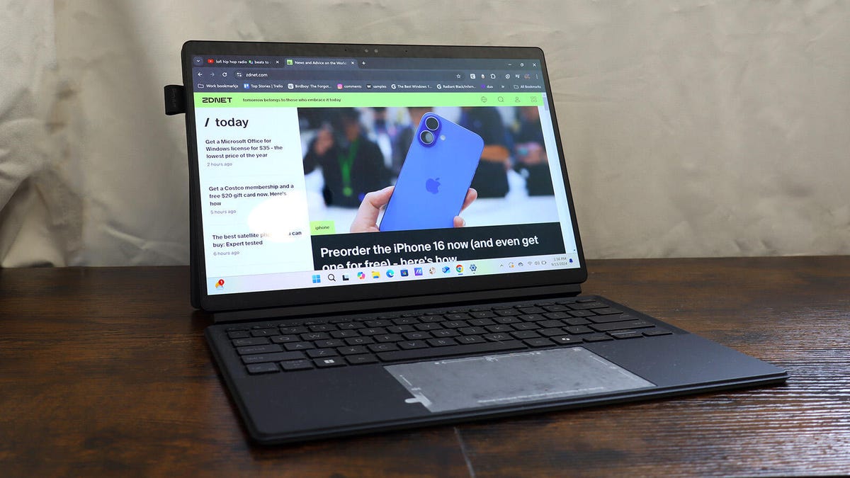 Esta tableta de Windows 2-en-1 que encontré está diseñada para creativos y dura todo el día