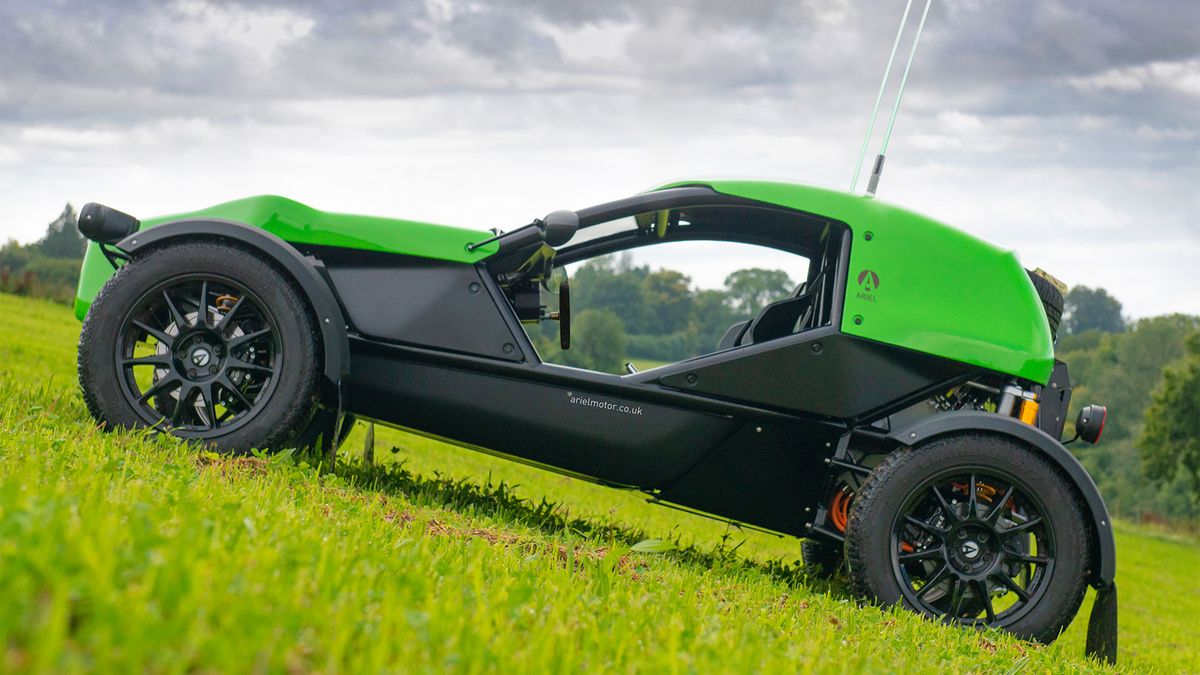 El buggy E-Nomad de Ariel, inspirado en Mad Max, insinúa el vandalismo todoterreno, sin el ruido