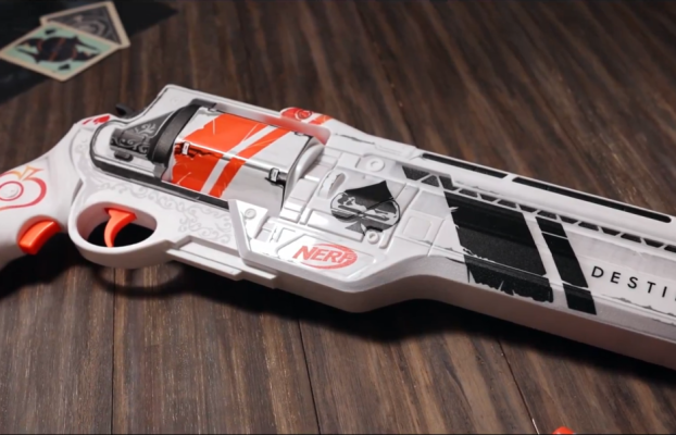 Un artista dice que el cañón de mano de Nerf para Destiny 2 es una copia de su trabajo