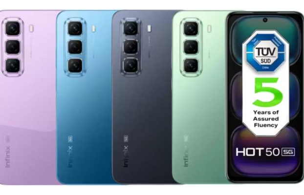 Infinix Hot 50 Pro+ 4G abierto para reserva previa; Se dice que es el teléfono más delgado con IA