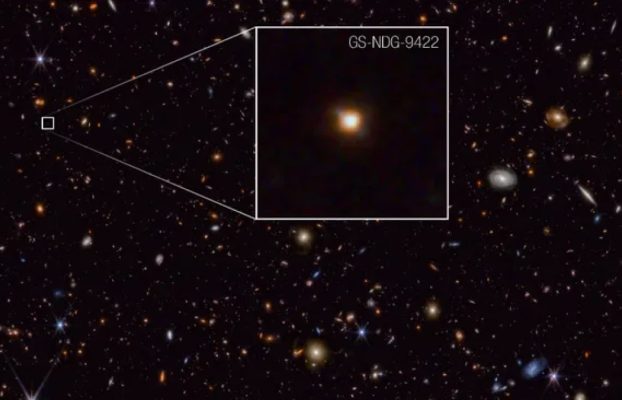 El telescopio espacial James Webb encuentra una galaxia distante que puede contener pistas sobre el universo temprano