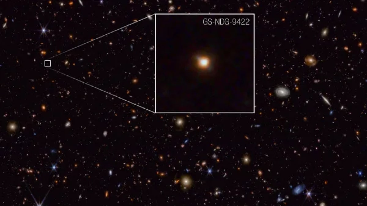 El telescopio espacial James Webb encuentra una galaxia distante que puede contener pistas sobre el universo temprano