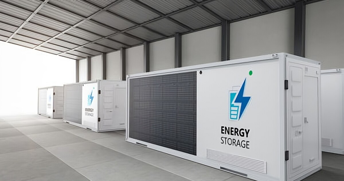 Los nuevos paquetes de baterías de red registran la densidad energética en un contenedor de transporte