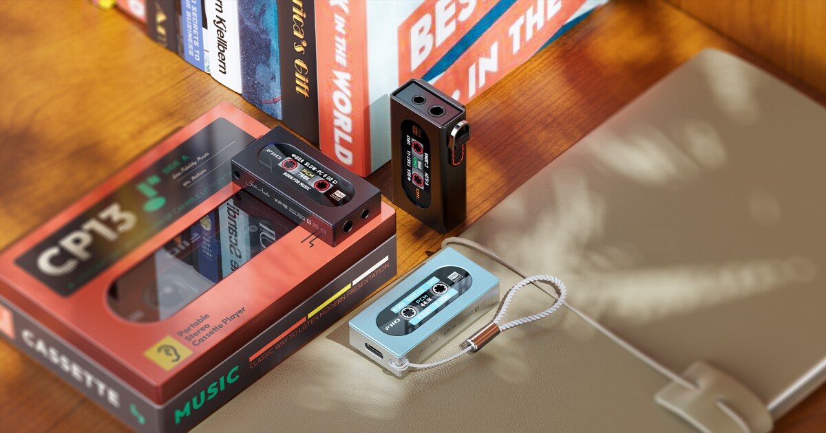 Este hermoso DAC retro pone en tu bolsillo un «reproductor de cintas» con potenciador de audio
