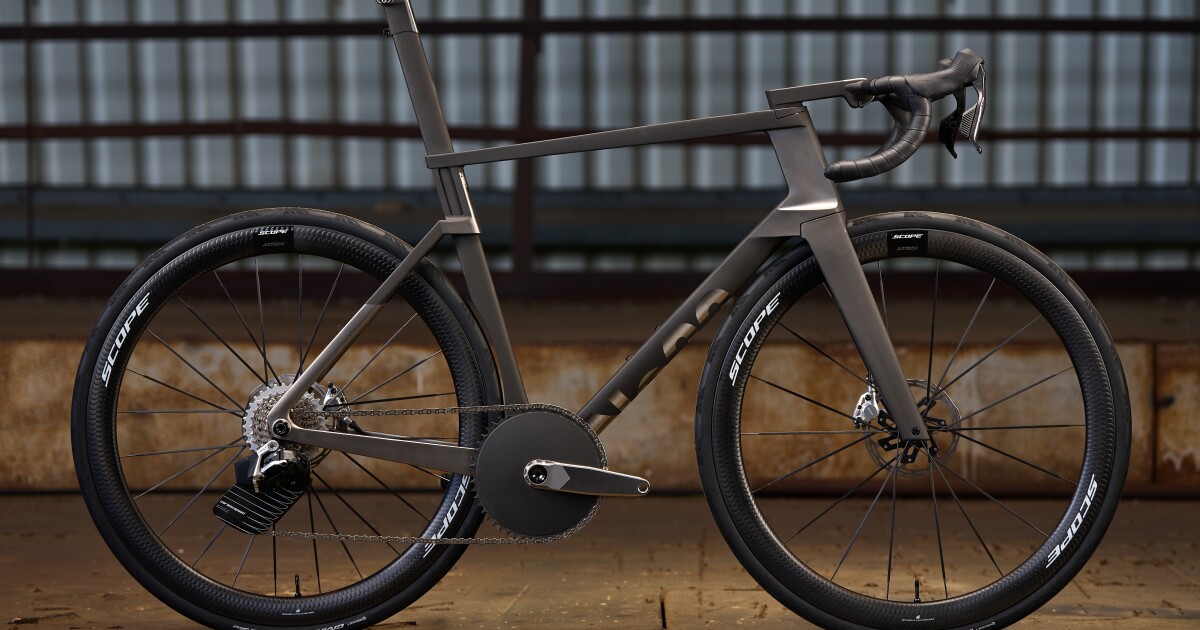 La primera bicicleta de carretera de titanio impresa en 3D del mundo comenzará a producirse