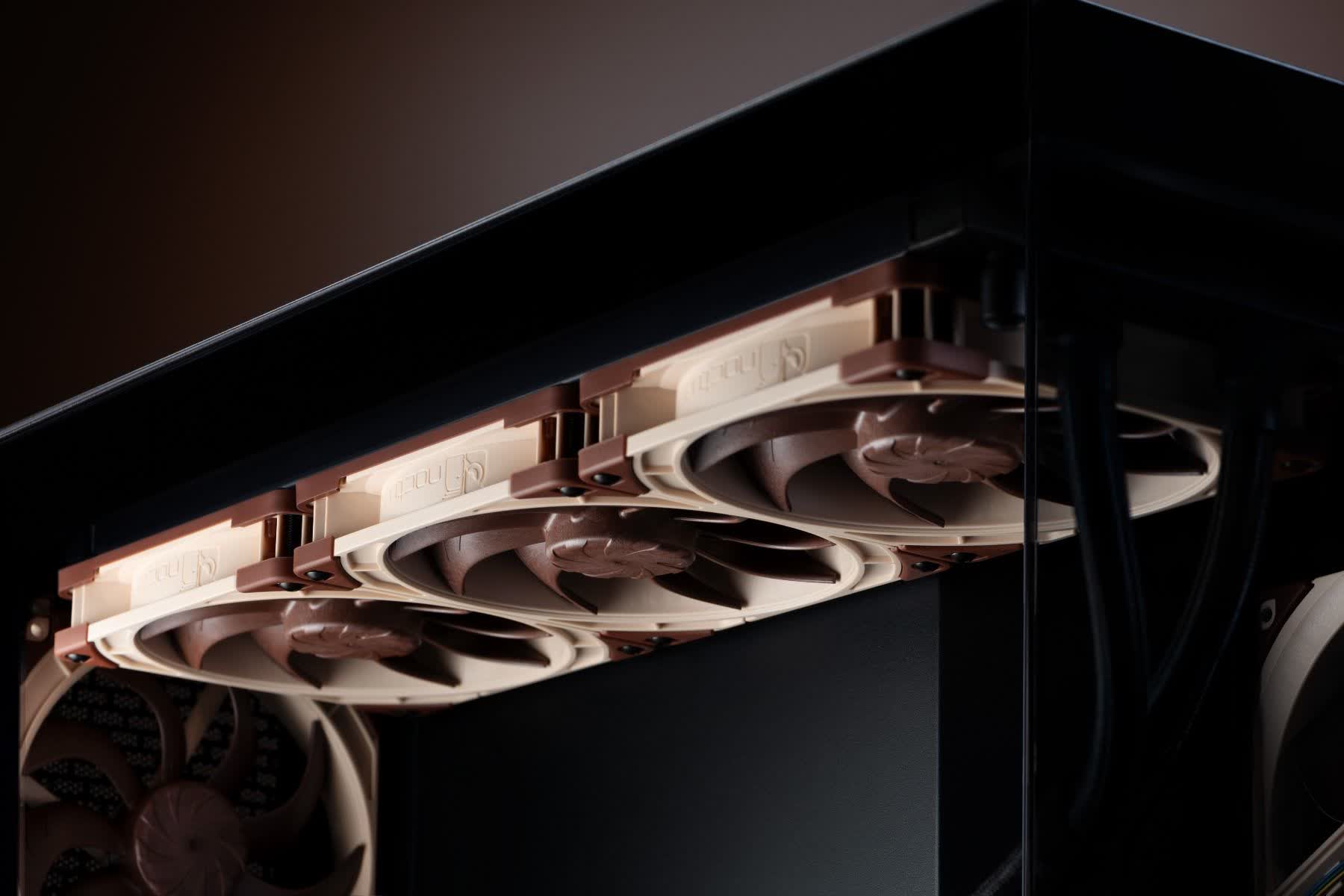 Noctua lanza ventiladores de 140 mm de próxima generación con rendimiento mejorado y un estilo marrón familiar