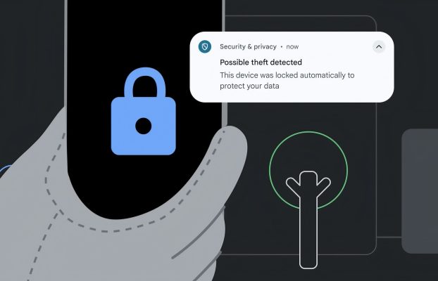 La última característica de seguridad de Android bloqueará los dispositivos cuando detecten «movimiento asociado con robo»