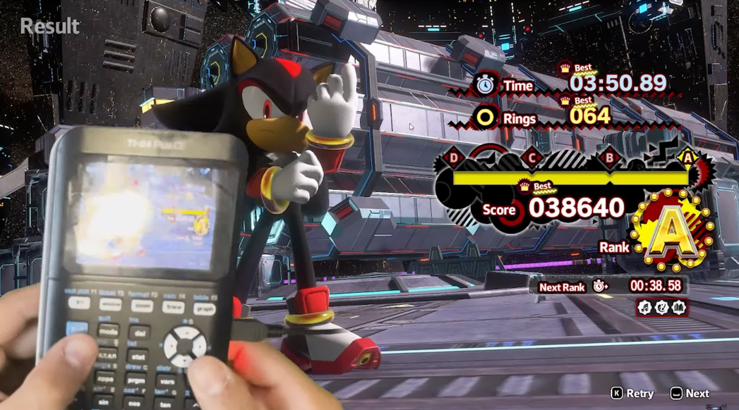 Modder ejecuta Sonic en la calculadora gráfica TI-84 CE y supera dos niveles a 2 FPS